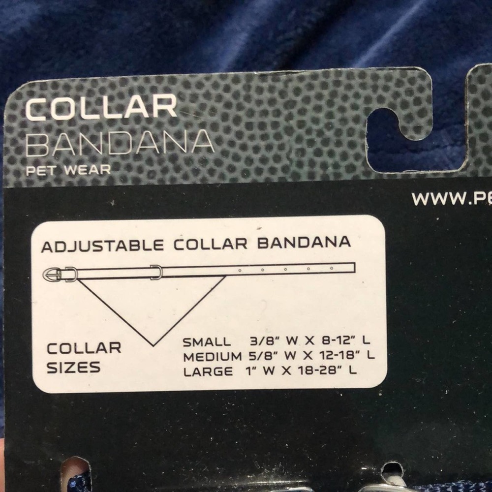 NFL Chargers Los Angeles Dog Collar Bandana Sz Med - Picture 4 of 4